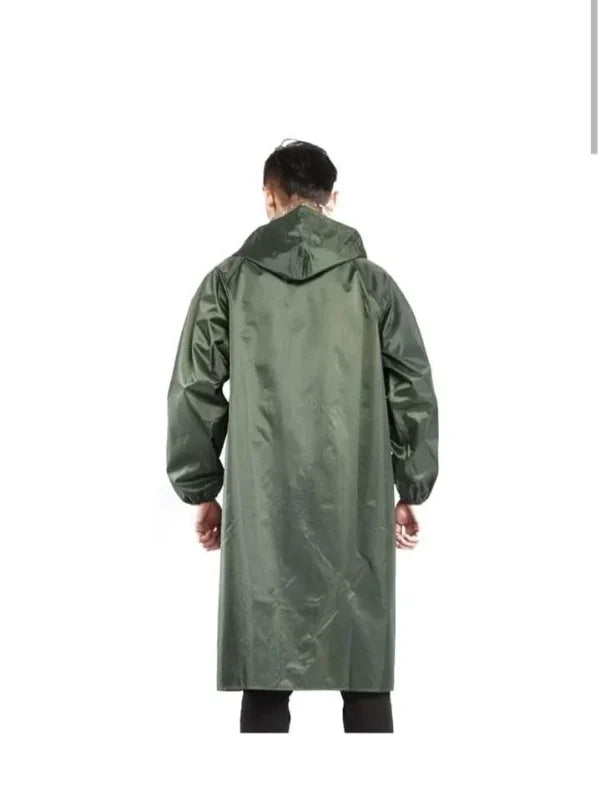 1 Pc Stylish Beautiful Rain Coat Heavy Parachute Rain Coat Waterproof Raincoat Hooded Coat (random Color)